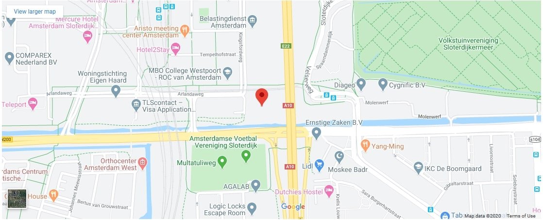 google maps location of Vetur BV